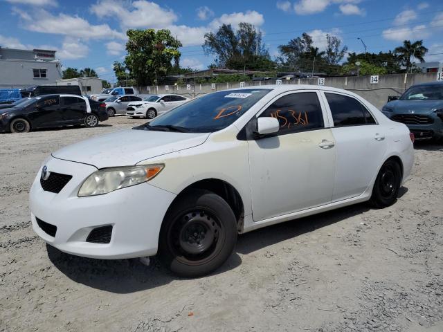 JTDBU4EE3AJ063470 - 2010 TOYOTA COROLLA BASE WHITE photo 1