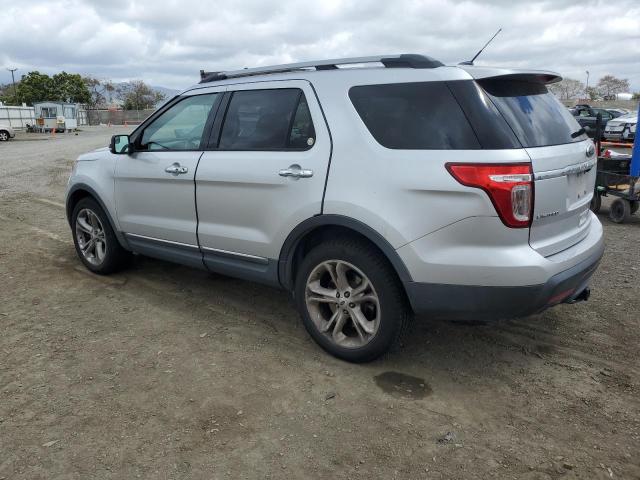 1FM5K8F83FGB75026 - 2015 FORD EXPLORER LIMITED SILVER photo 2