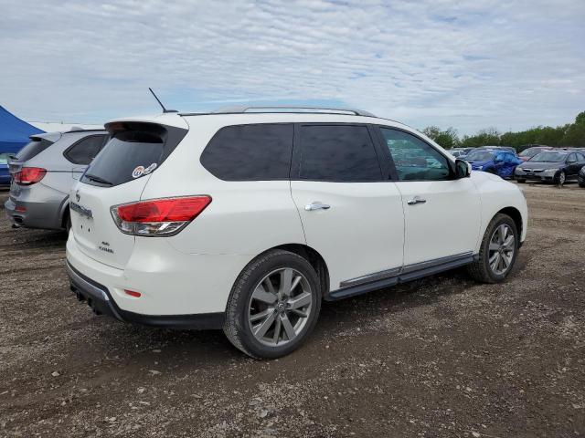 5N1AR2MM1EC640450 - 2014 NISSAN PATHFINDER S WHITE photo 3