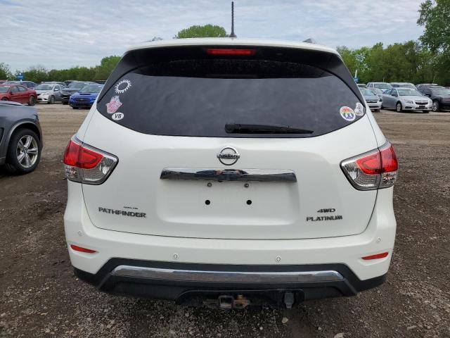 5N1AR2MM1EC640450 - 2014 NISSAN PATHFINDER S WHITE photo 6