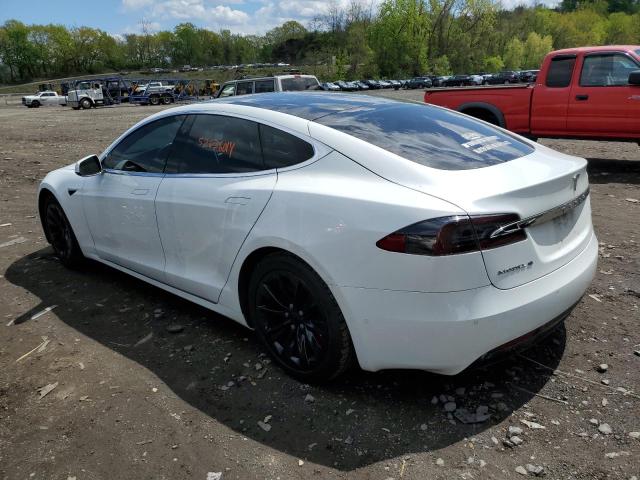 5YJSA1E21HF218161 - 2017 TESLA MODEL S WHITE photo 2