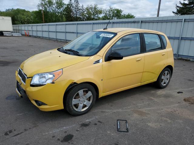 KL1TD66EX9B638580 - 2009 CHEVROLET AVEO LS YELLOW photo 1