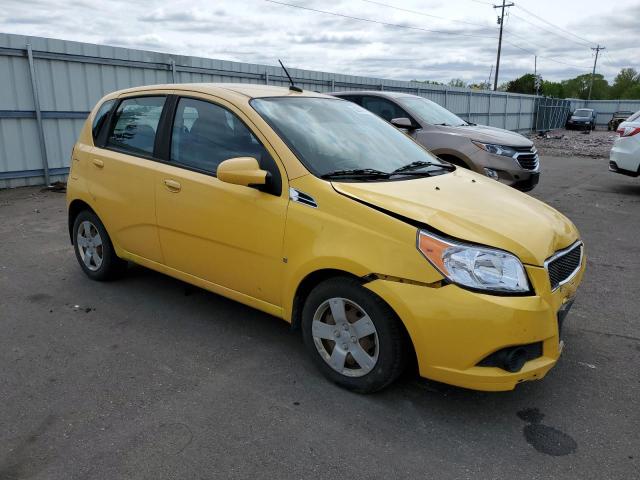 KL1TD66EX9B638580 - 2009 CHEVROLET AVEO LS 黄色 照片 4