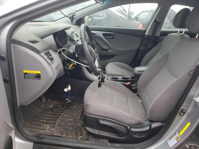 KMHDH4AE4EU144352 - 2014 HYUNDAI ELANTRA SE SILVER photo 7