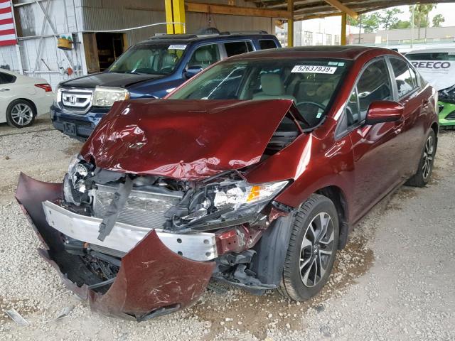 19XFB2F85FE107607 - 2015 HONDA CIVIC EX  photo 2