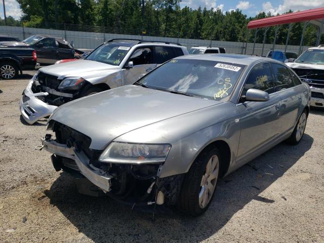 WAUDH74F27N151319 - 2007 AUDI A6 3.2 QUATTRO GRAY photo 2