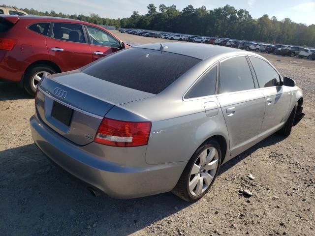 WAUDH74F27N151319 - 2007 AUDI A6 3.2 QUATTRO GRAY photo 4