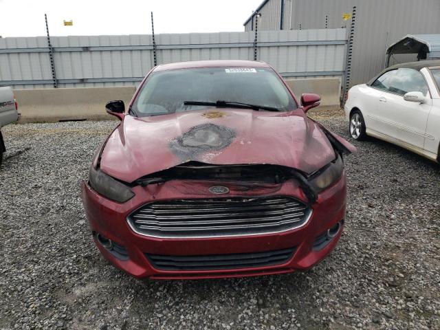 3FA6P0HR8DR367779 - 2013 FORD FUSION SE RED photo 5