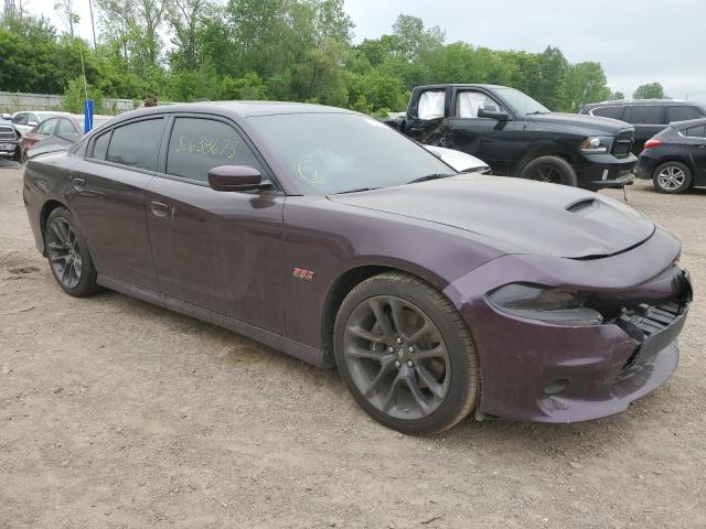 2C3CDXGJ0LH202379 - 2020 DODGE CHARGER SCAT PACK PURPLE photo 4