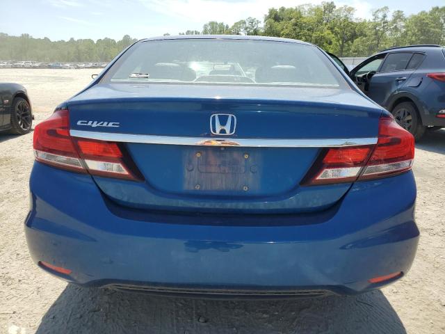 2HGFB2F54EH527403 - 2014 HONDA CIVIC LX BLUE photo 6