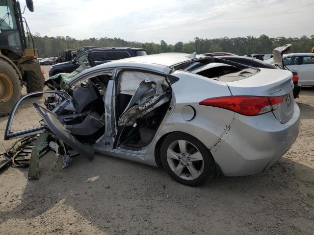 5NPDH4AE0DH273640 - 2013 HYUNDAI ELANTRA GLS SILVER photo 2