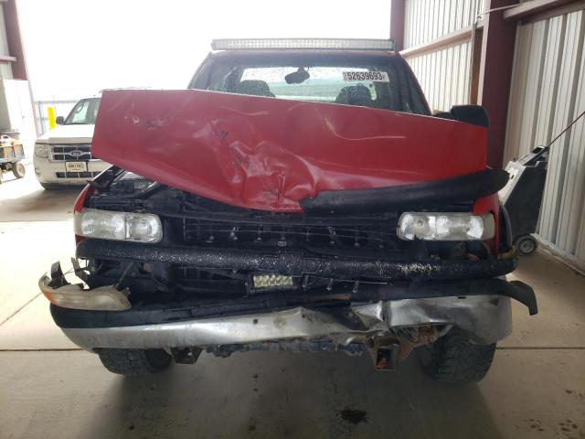 1GCGK29U3YE308806 - 2000 CHEVROLET SILVERADO K2500 RED photo 5