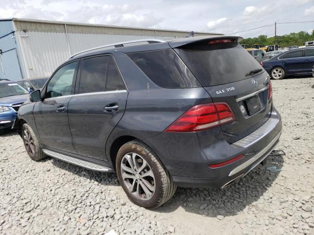 4JGDA5HBXGA649404 - 2016 MERCEDES-BENZ GLE 350 4MATIC GRAY photo 2