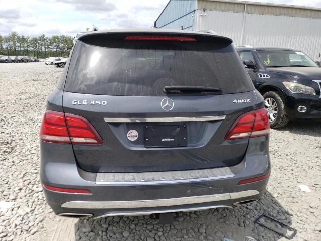 4JGDA5HBXGA649404 - 2016 MERCEDES-BENZ GLE 350 4MATIC GRAY photo 6