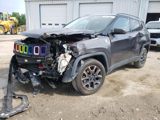 3C4NJDDB9KT671369 - 2019 JEEP COMPASS TRAILHAWK GRAY photo 1