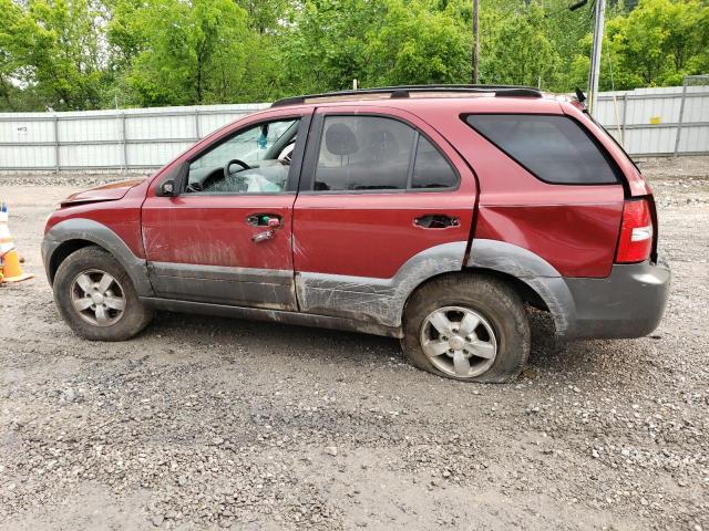 KNDJD736585796566 - 2008 KIA SORENTO EX MAROON photo 2