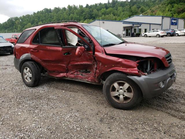 KNDJD736585796566 - 2008 KIA SORENTO EX MAROON photo 4