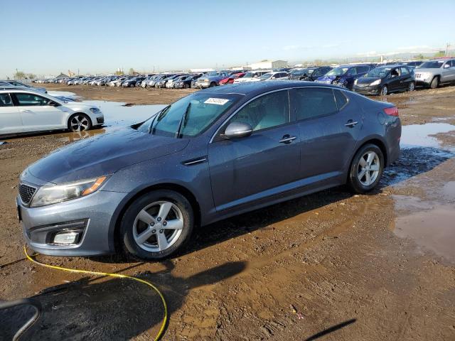 5XXGM4A74FG361423 - 2015 KIA OPTIMA LX BLUE photo 1