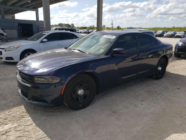 2C3CDXAT4GH175171 - 2016 DODGE CHARGER POLICE BLUE photo 1