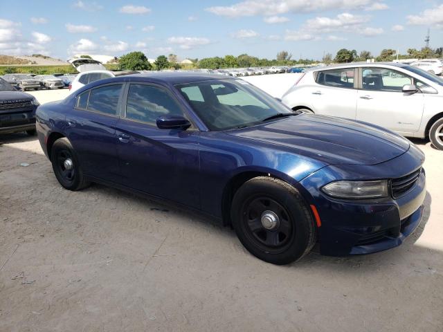 2C3CDXAT4GH175171 - 2016 DODGE CHARGER POLICE BLUE photo 4