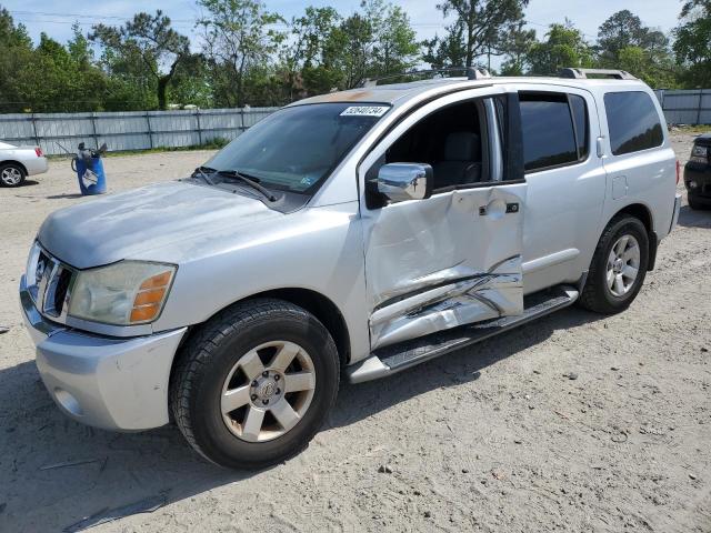 5N1AA08A44N737317 - 2004 NISSAN ARMADA SE SILVER photo 1