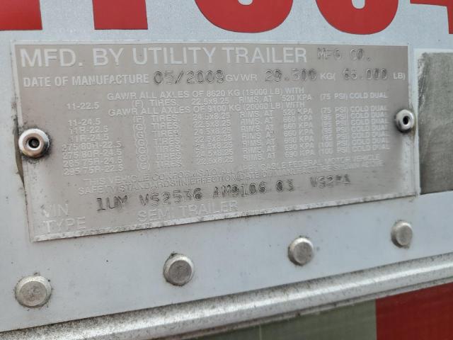 1UYVS2536AM910603 - 2010 UTILITY TRAILER WHITE photo 10