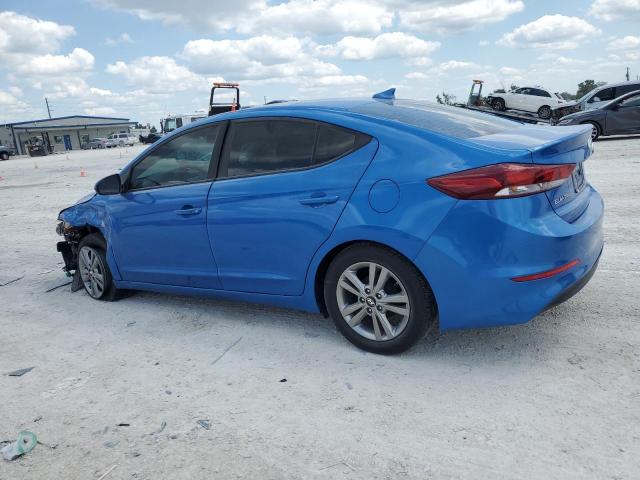 KMHD84LF9HU428036 - 2017 HYUNDAI ELANTRA SE BLUE photo 2