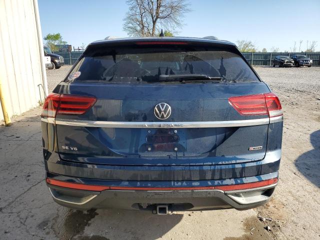 1V2KE2CA0MC228707 - 2021 VOLKSWAGEN ATLAS CROS SE BLUE photo 6