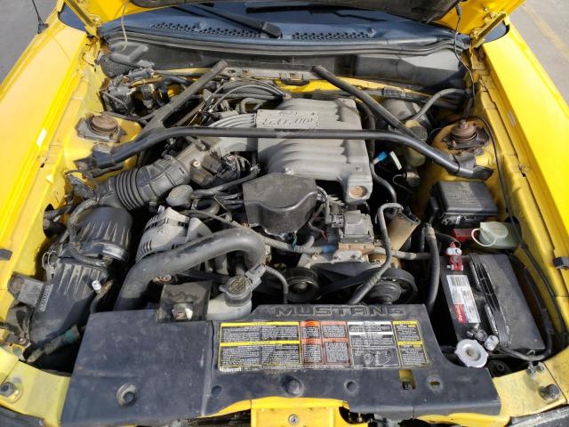 1FALP45T1RF162450 - 1994 FORD MUSTANG GT YELLOW photo 11