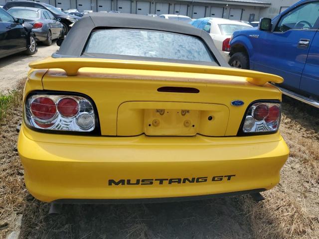 1FALP45T1RF162450 - 1994 FORD MUSTANG GT YELLOW photo 6