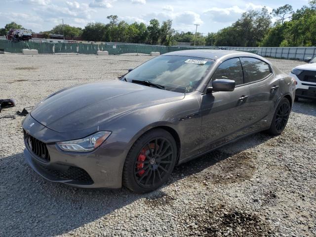 ZAM57RTA3F1131450 - 2015 MASERATI GHIBLI S GRAY photo 1