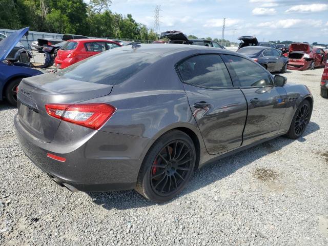 ZAM57RTA3F1131450 - 2015 MASERATI GHIBLI S GRAY photo 3