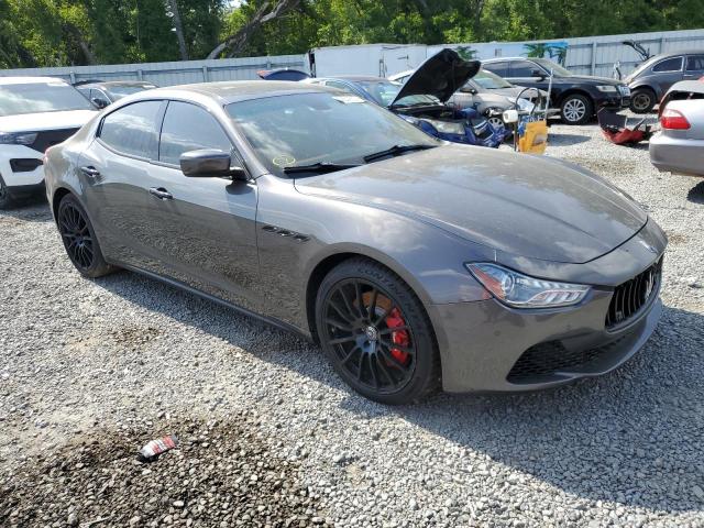 ZAM57RTA3F1131450 - 2015 MASERATI GHIBLI S GRAY photo 4