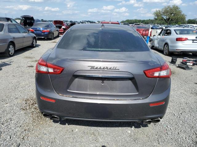 ZAM57RTA3F1131450 - 2015 MASERATI GHIBLI S GRAY photo 6