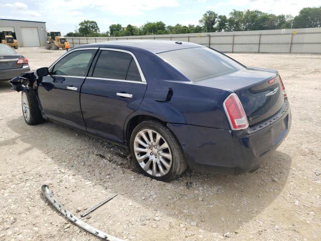 2C3CCAAG3DH698311 - 2013 CHRYSLER 300 BLUE photo 2