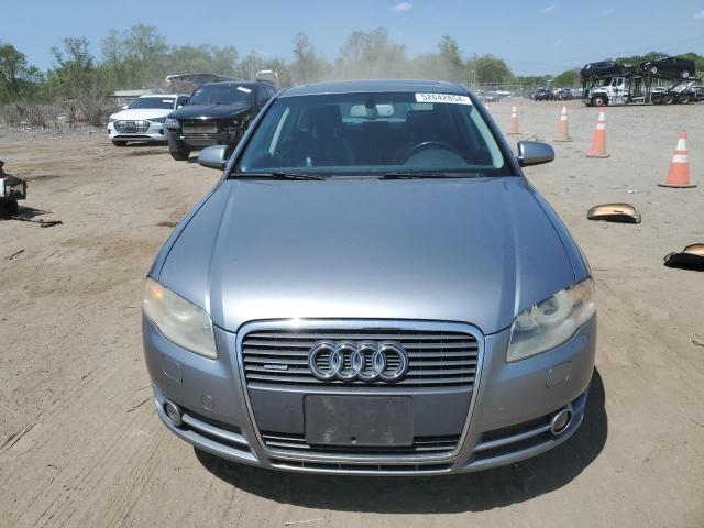 WAUDH78E07A136990 - 2007 AUDI A4 3.2 QUATTRO SILVER photo 5