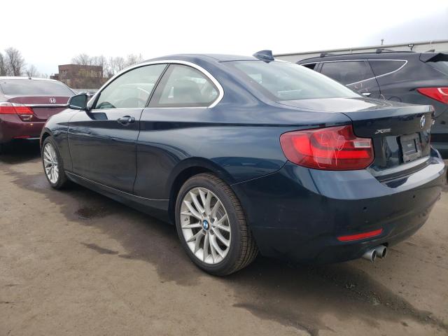 WBA1G9C57FVX96850 - 2015 BMW 228 XI SULEV BLUE photo 2