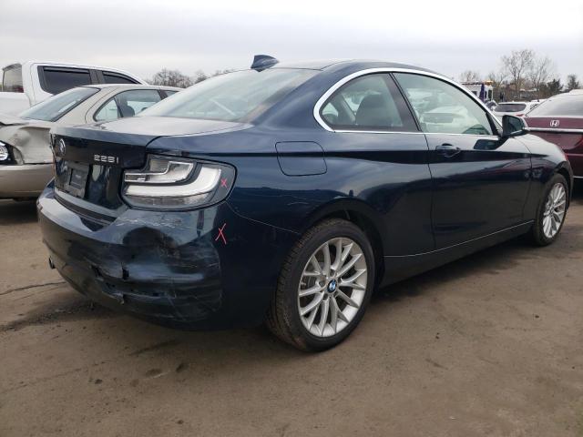 WBA1G9C57FVX96850 - 2015 BMW 228 XI SULEV BLUE photo 3