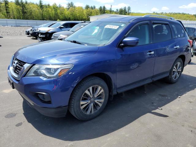 5N1DR2MM2HC604395 - 2017 NISSAN PATHFINDER S BLUE photo 1