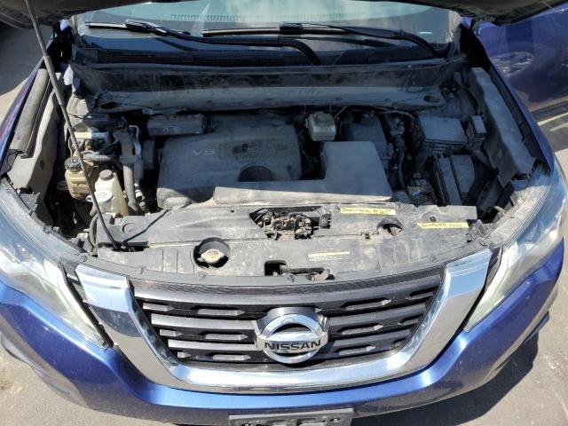 5N1DR2MM2HC604395 - 2017 NISSAN PATHFINDER S BLUE photo 12