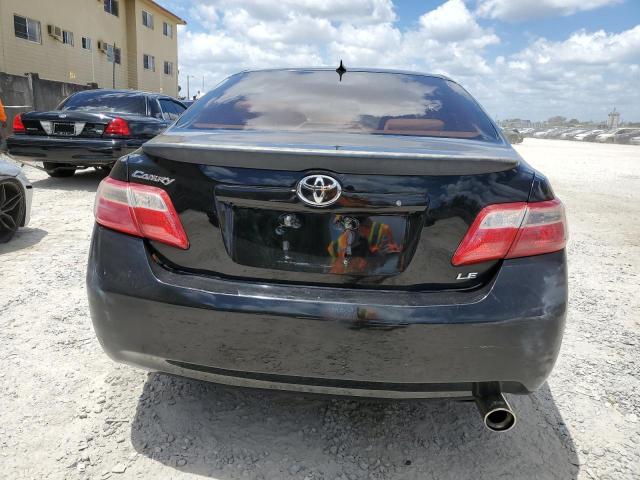 4T1BE46K78U234713 - 2008 TOYOTA CAMRY CE BLACK photo 6