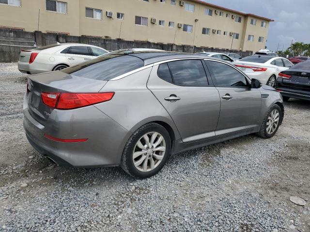 5XXGN4A71FG455014 - 2015 KIA OPTIMA EX GRAY photo 3