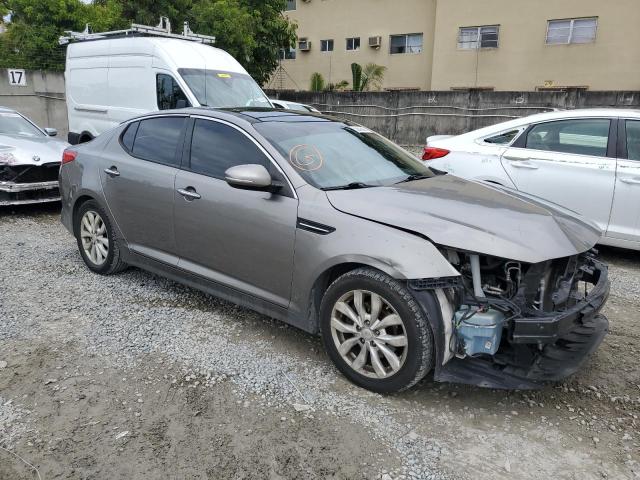 5XXGN4A71FG455014 - 2015 KIA OPTIMA EX GRAY photo 4