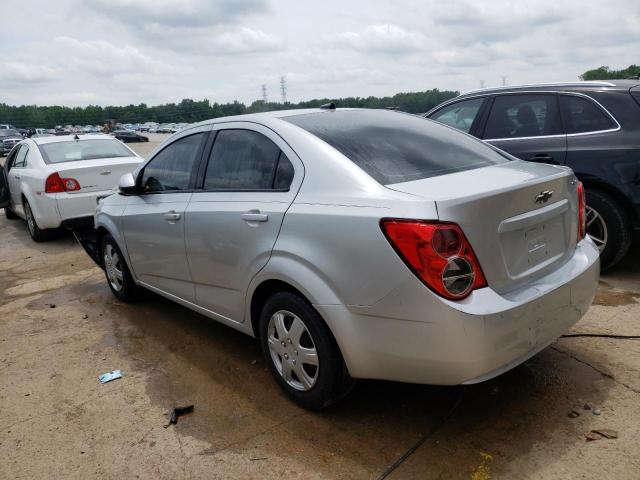 1G1JA5SHXE4231286 - 2014 CHEVROLET SONIC LS GRAY photo 2