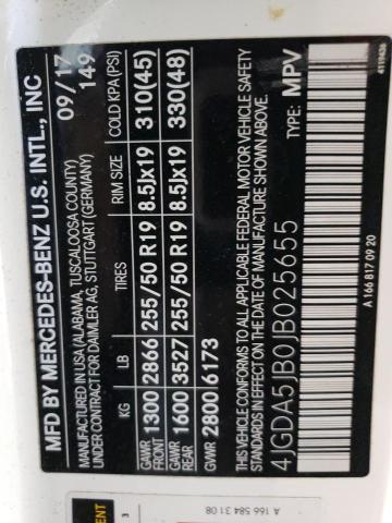 4JGDA5JB0JB025655 - 2018 MERCEDES-BENZ GLE 350 WHITE photo 13