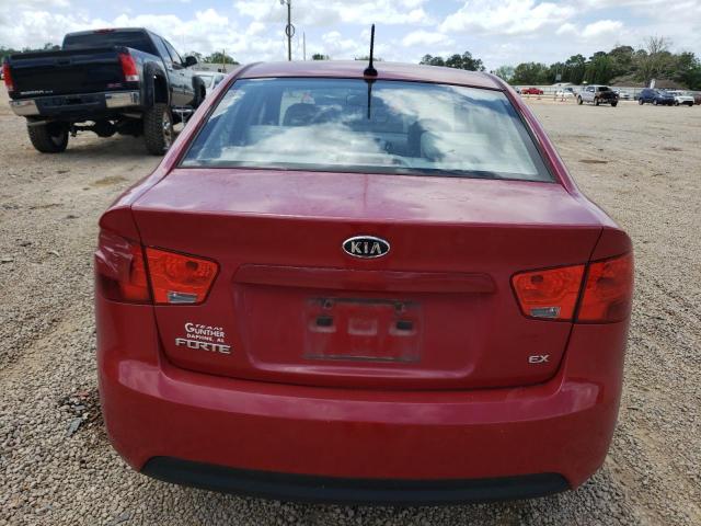 KNAFU4A20D5716148 - 2013 KIA FORTE EX RED photo 6