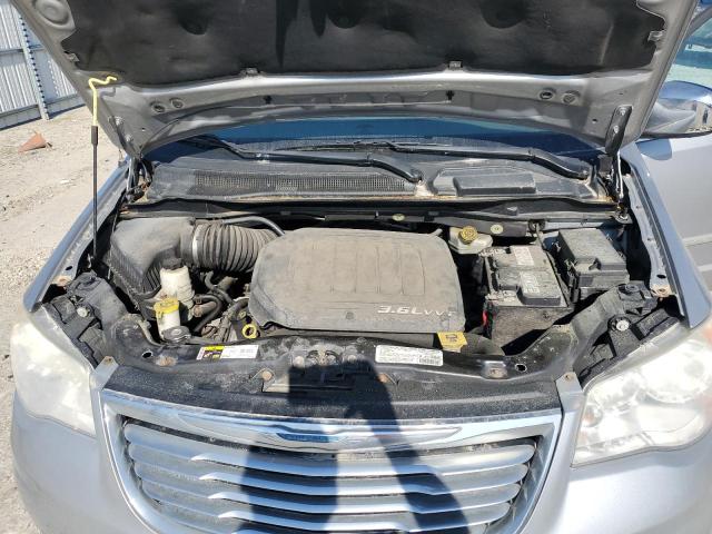 2C4RC1CG9DR614781 - 2013 CHRYSLER TOWN & COU TOURING L SILVER photo 12