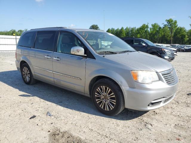 2C4RC1CG9DR614781 - 2013 CHRYSLER TOWN & COU TOURING L SILVER photo 4