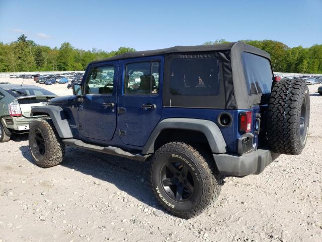 1J4GA391X9L727614 - 2009 JEEP WRANGLER U X BLUE photo 2