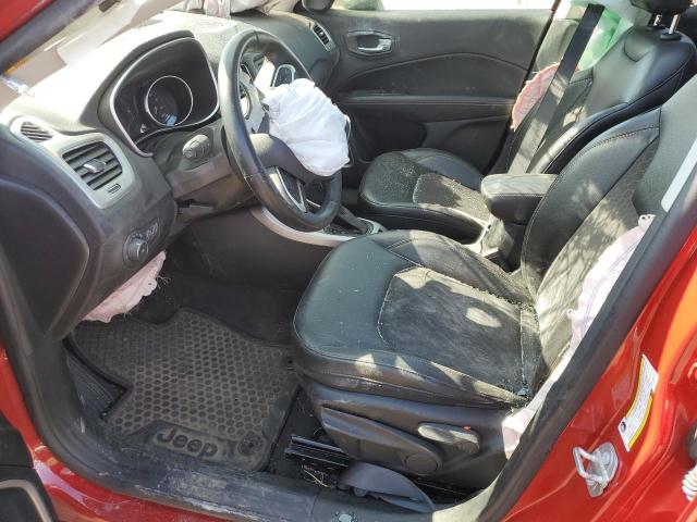 3C4NJDBB8JT238109 - 2018 JEEP COMPASS LATITUDE RED photo 7